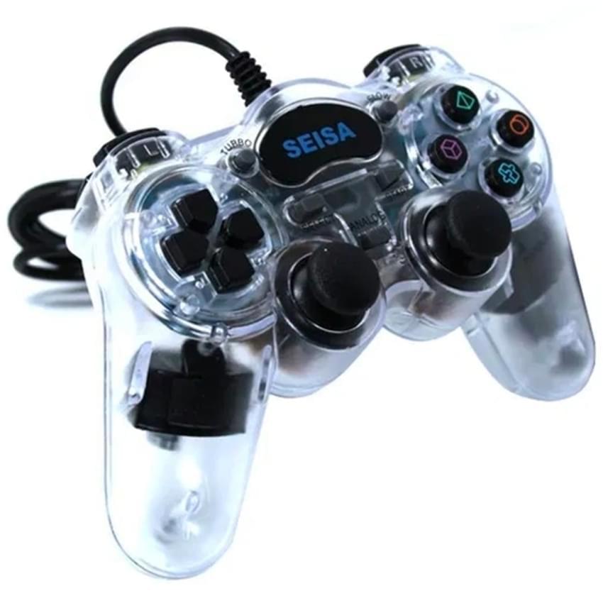 Joystick Pc Seisa Sj-703tm Transparente